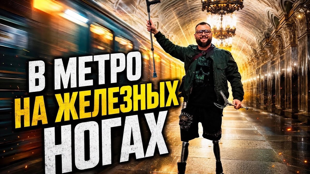 Впервые спустился в метро на протезах